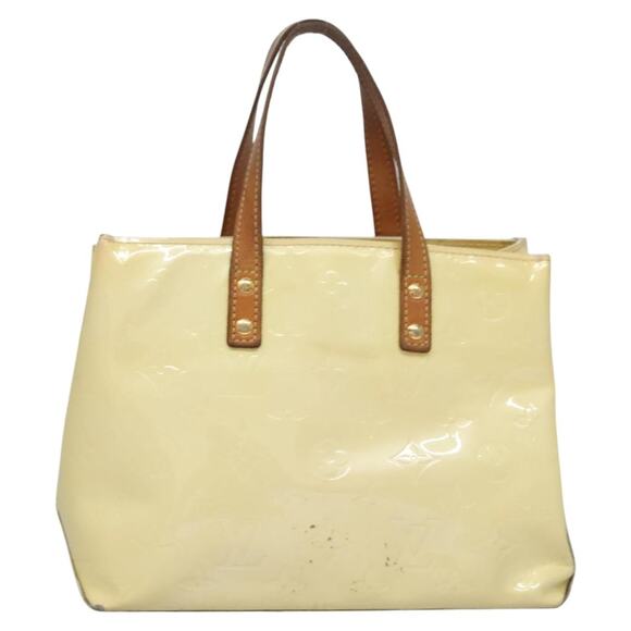 LOUIS VUITTON Monogram Vernis Reade PM Hand Bag Perle M91336 - Picture 3 of 13